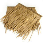 type résistant tuile de 500*500mm de toit artificielle couverte de chaume en feuille de palmier des meilleurs prix de pivot minent de résistance de Reed Fire de l'eau