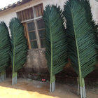 Palmier jaune canari artificiel adapté aux besoins du client de noix de coco d'algues de grande taille de 8m pour la décoration extérieure