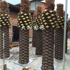 Noix de coco de fibre du type palmier de l'arbre artificiel de Mini Bottle Palm Leaves Roof