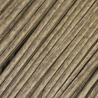 Chaume de toit de synthétique de preuve de rouille, couvrir de feuille de noix de coco de 500*500mm