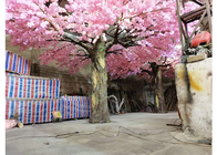 Arbre artificiel de fleur d'OEM extérieur, faux Sakura Tree de fibre de verre