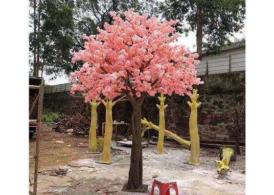 matériel artificiel de 1m Cherry Blossom Tree Fiberglass Wood